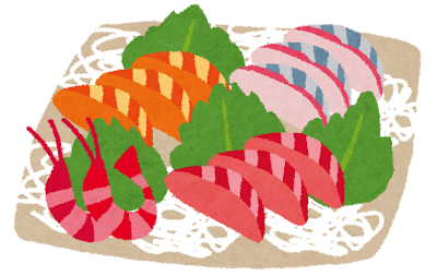 刺身の盛り合わせ