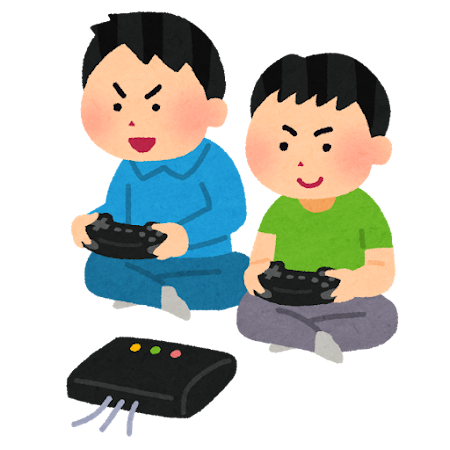 友達とゲームで遊ぶ