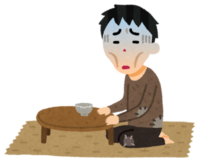経済的に困窮する人